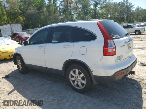 2007 Honda CR-V EX-L with VIN JHLRE38747C069670, listed as a Copart auction lot 52423655 with 185,453 mi miles and Salvage Title. Bid and sale history available at carsss.com. Image 2.