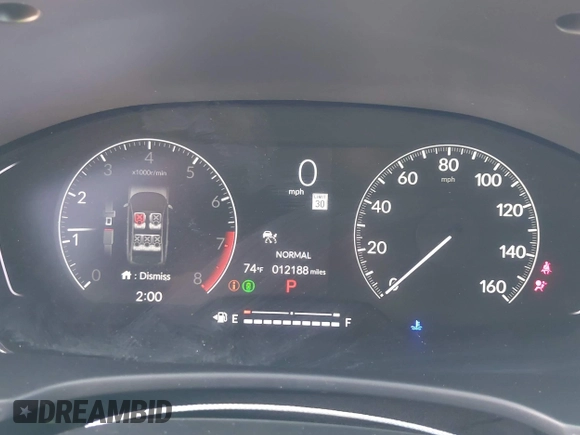 2024 Honda Civic Sport with VIN 2HGFE2F57RH526680, listed as a IAAI auction lot 42035998 with 12,188 mi miles and . Bid and sale history available at DreamBid. Image 7.
