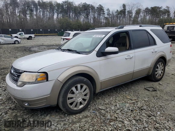 2008 Ford Taurus X Eddie Bauer z VIN 1FMDK07W18GA20603, wystawiony jako Copart lot #46578745 z przebiegiem Nie podano mil oraz Szkoda całkowita • Salvage title. Historia ofert i sprzedaży dostępna na DreamBid. Obrazek 1.