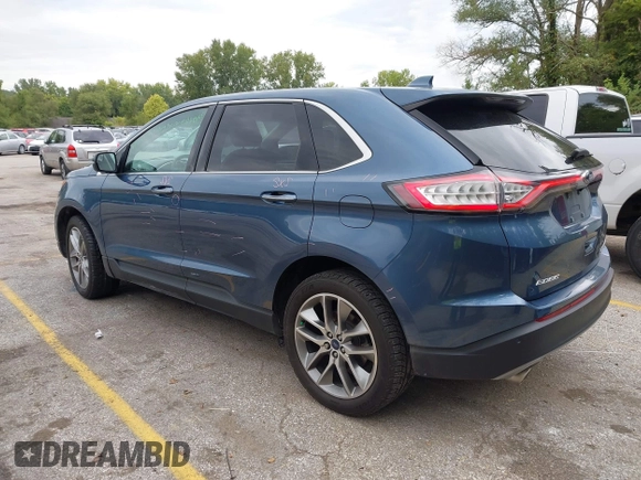 2018 Ford Edge Titanium with VIN 2FMPK4K83JBB58699, listed as a IAAI auction lot 40408086 with 72,121 mi miles. Bid and sale history available at carsss.com. Image 3.