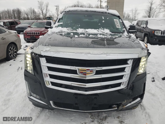 2017 Cadillac Escalade Premium Luxury with VIN 1GYS4CKJ7HR347900, listed as a Copart auction lot 88704995 with 90,981 mi miles and Clean Title. Bid and sale history available at carsss.com. Image 5.
