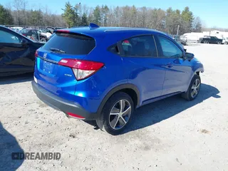 2021 Honda HR-V EX with VIN 3CZRU6H56MM733617, listed as a IAAI auction lot 41793211 with 53,327 mi miles. Bid and sale history available at carsss.com. Image 4.
