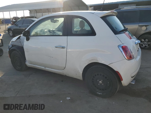2016 FIAT 500 Pop with VIN 3C3CFFAR3GT133719, listed as a Copart auction lot 42154485 with 104,011 mi miles and Clean title. Bid and sale history available at DreamBid. Image 2.