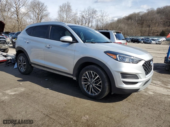 2019 Hyundai Tucson SEL with VIN KM8J3CAL8KU886968, listed as a Copart auction lot 46975995 with 77,202 mi miles and Salvage Title. Bid and sale history available at carsss.com. Image 4.
