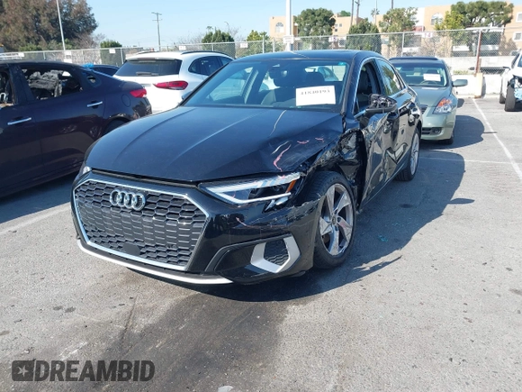 2023 Audi A3 Premium z VIN WAUAUDGY1PA037278, wystawiony jako IAAI lot #41840193 z przebiegiem 16 008 mil mil oraz . Historia ofert i sprzedaży dostępna na DreamBid. Obrazek 17.