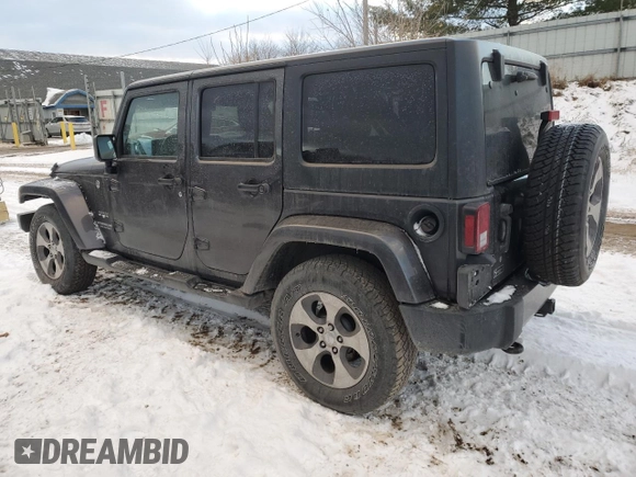 2017 Jeep Wrangler Unlimited 75th Anniversary z VIN 1C4BJWEG8HL585435, wystawiony jako Copart lot #82579554 z przebiegiem 124 840 mil mil oraz Czysty tytuł • Clean title. Historia ofert i sprzedaży dostępna na DreamBid. Obrazek 2.