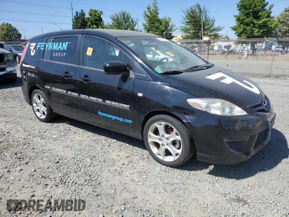 2008 Mazda 5 Sport with VIN JM1CR293080306459, listed as a Copart auction lot 64120424 with Not Provided miles and Clean Title. Bid and sale history available at DreamBid. Image 4.