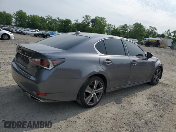 2016 Lexus GS 200t with VIN JTHBA1BL6GA000803, listed as a Copart auction lot 60727795 with 93,410 mi miles and Salvage title. Bid and sale history available at DreamBid. Image 3.
