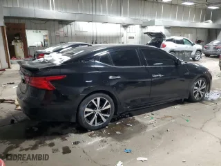 2017 Nissan Maxima SV with VIN 1N4AA6AP8HC377613, listed as a Copart auction lot 45988285 with 127,413 mi miles and Non Repairable. Bid and sale history available at carsss.com. Image 3.