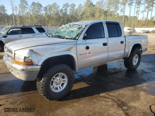 2002 Dodge Dakota SLT with VIN 1B7HG48N42S588224, listed as a Copart auction lot 87807265 with 69,817 mi miles and Salvage Title. Bid and sale history available at carsss.com. Image 1.