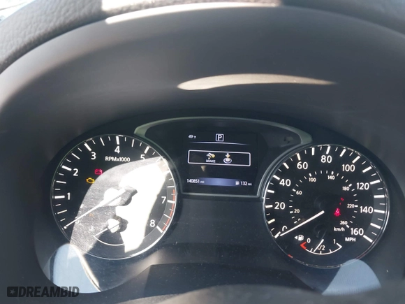 2017 Nissan Altima 2.5 SR with VIN 1N4AL3AP3HC291361, listed as a IAAI auction lot 41585914 with 140,851 mi miles. Bid and sale history available at carsss.com. Image 7.
