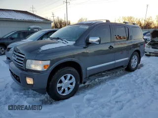 2006 Infiniti QX56 with VIN 5N3AA08C96N813450, listed as a Copart auction lot 80859554 with 223,699 mi miles and Salvage Title. Bid and sale history available at carsss.com. Image 1.