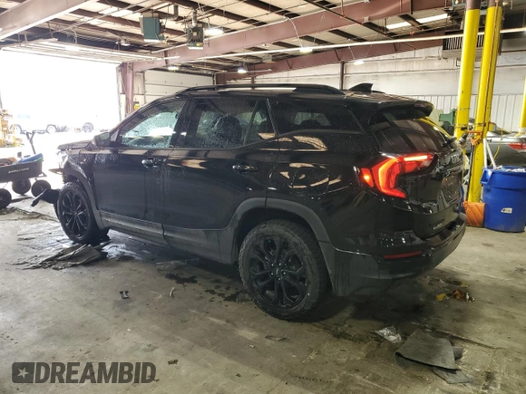 2021 GMC Terrain SLE z VIN 3GKALTEV7ML360767, wystawiony jako Copart lot #55701895 z przebiegiem 46 500 mil mil oraz Szkoda całkowita • Salvage title. Historia ofert i sprzedaży dostępna na DreamBid. Obrazek 2.