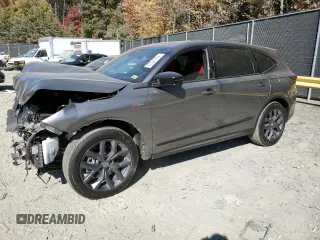 2022 Acura MDX w/A-Spec Package with VIN 5J8YE1H09NL048151, listed as a Copart auction lot 77537914 with 32,206 mi miles and Salvage Title. Bid and sale history available at carsss.com. Image 1.