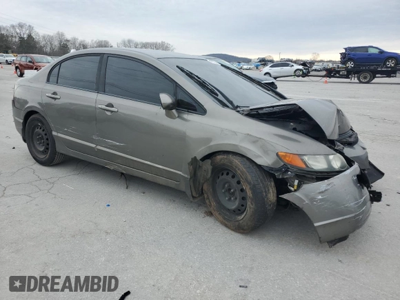 2008 Honda Civic LX z VIN 1HGFA16518L022536, wystawiony jako Copart lot #52881645 z przebiegiem 251 320 mil mil oraz Szkoda całkowita • Salvage title. Historia ofert i sprzedaży dostępna na DreamBid. Obrazek 4.