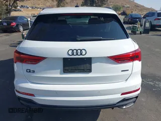 2021 Audi Q3 S line Premium with VIN WA1DECF39M1143545, listed as a IAAI auction lot 41499725 with 27,998 mi miles. Bid and sale history available at carsss.com. Image 16.
