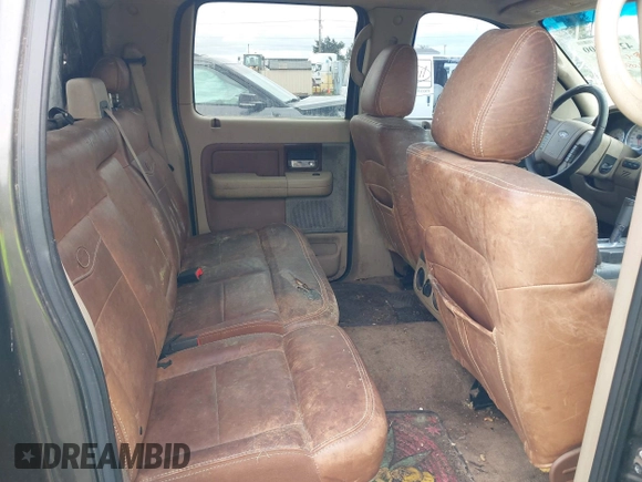 2005 Ford F-150 XLT with VIN 1FTPW12555KE71004, listed as a IAAI auction lot 42023000 with 185,051 mi miles. Bid and sale history available at carsss.com. Image 8.
