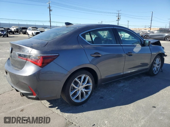 2022 Acura ILX with VIN 19UDE2F32NA001301, listed as a Copart auction lot 87254814 with 39,553 mi miles and Salvage Title. Bid and sale history available at DreamBid. Image 3.