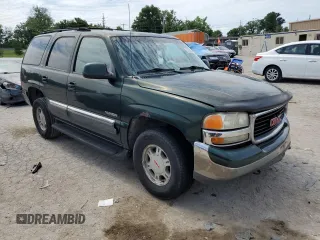 2002 GMC Yukon SLE with VIN 1GKEC13Z22R152796, listed as a Copart auction lot 55330344 with 337,318 mi miles and Salvage Title. Bid and sale history available at carsss.com. Image 4.