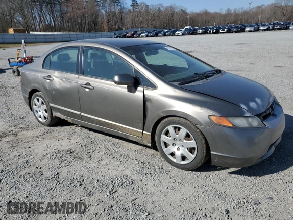 2008 Honda Civic LX z VIN 2HGFA16518H352481, wystawiony jako Copart lot #47781525 z przebiegiem 152 682 mil mil oraz Szkoda całkowita • Salvage title. Historia ofert i sprzedaży dostępna na DreamBid. Obrazek 4.