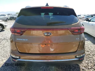 2021 Kia Sportage EX with VIN KNDPNCAC2M7924768, listed as a Copart auction lot 57914625 with 25,798 mi miles and Salvage title. Bid and sale history available at DreamBid. Image 6.
