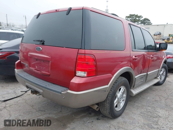 2004 Ford Expedition Eddie Bauer z VIN 1FMFU17L94LB14843, wystawiony jako IAAI lot #41379781 z przebiegiem 256 283 mil mil oraz . Historia ofert i sprzedaży dostępna na DreamBid. Obrazek 4.