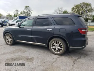 2014 Dodge Durango Citadel z VIN 1C4RDHEG4EC975557, wystawiony jako Copart lot #55117245 z przebiegiem 210 347 mil mil oraz Czysty tytuł • Clean title. Historia ofert i sprzedaży dostępna na DreamBid. Obrazek 2.