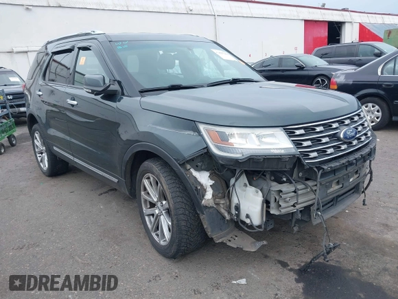 2016 Ford Explorer Limited with VIN 1FM5K8F8XGGA36450, listed as a IAAI auction lot 41827163 with Not Provided miles. Bid and sale history available at carsss.com. Image 1.
