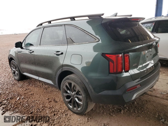 2021 Kia Sorento SX Prestige X-Line with VIN 5XYRKDLF7MG029066, listed as a Copart auction lot 51809045 with 47,000 mi miles and Salvage Title. Bid and sale history available at carsss.com. Image 2.