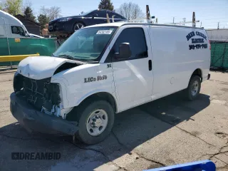 2012 Chevrolet Express Cargo z VIN 1GCWGFCA1C1193688, wystawiony jako Copart lot #54392185 z przebiegiem 133 617 mil mil oraz Szkoda całkowita • Salvage title. Historia ofert i sprzedaży dostępna na DreamBid. Obrazek 1.