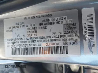 2011 Mazda 2 Sport with VIN JM1DE1HY9B0121499, listed as a IAAI auction lot 41335064 with 128,277 mi miles. Bid and sale history available at carsss.com. Image 9.