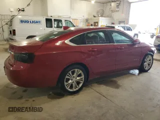 2015 Chevrolet Impala LT with VIN 2G1115SL9F9102216, listed as a Copart auction lot 59892025 with 125,426 mi miles and Clean title. Bid and sale history available at DreamBid. Image 3.