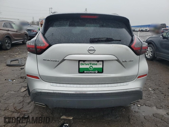 2021 Nissan Murano SV with VIN 5N1AZ2BS6MC104884, listed as a Copart auction lot 47567305 with 36,331 mi miles and Salvage Title. Bid and sale history available at DreamBid. Image 6.