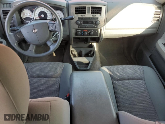 2007 Dodge Dakota SLT with VIN 1D7HE48K57S204816, listed as a Copart auction lot 44416135 with 138,552 mi miles and Salvage Title. Bid and sale history available at carsss.com. Image 8.