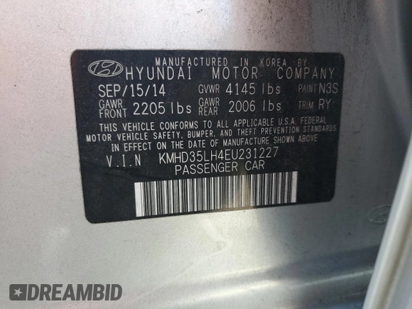 2014 Hyundai Elantra GT with VIN KMHD35LH4EU231227, listed as a Copart auction lot 79204394 with 106,365 mi miles and Clean Title. Bid and sale history available at carsss.com. Image 12.