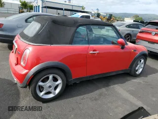 2008 MINI Convertible with VIN WMWRF33558TG18147, listed as a Copart auction lot 53547385 with 131,458 mi miles and Salvage Title. Bid and sale history available at DreamBid. Image 3.