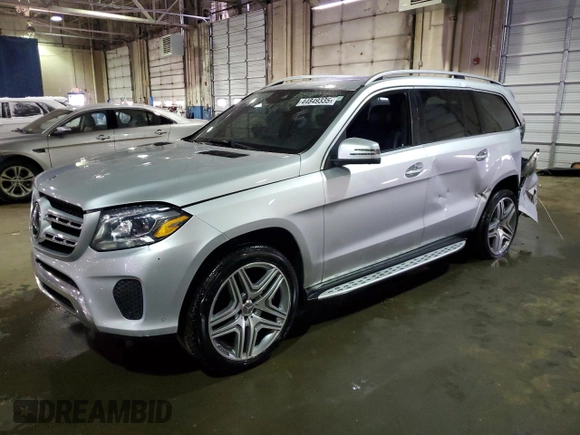 2017 Mercedes-Benz GLS with VIN 4JGDF6EE3HA793223, listed as a Copart auction lot 44849335 with 95,952 mi miles and Clean Title. Bid and sale history available at carsss.com. Image 1.