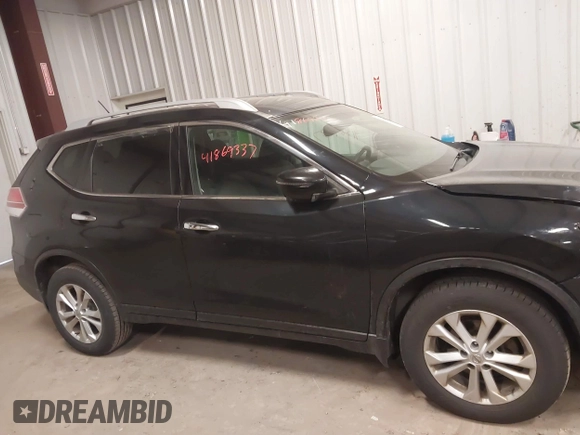 2016 Nissan Rogue SV with VIN 5N1AT2MV3GC876787, listed as a IAAI auction lot 41869337 with 189,375 mi miles. Bid and sale history available at carsss.com. Image 13.