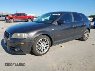 2007 Audi A3 with VIN WAUHF78P07A224785, listed as a Copart auction lot 56322665 with 125,043 mi miles and Salvage title. Bid and sale history available at DreamBid. Image 1.