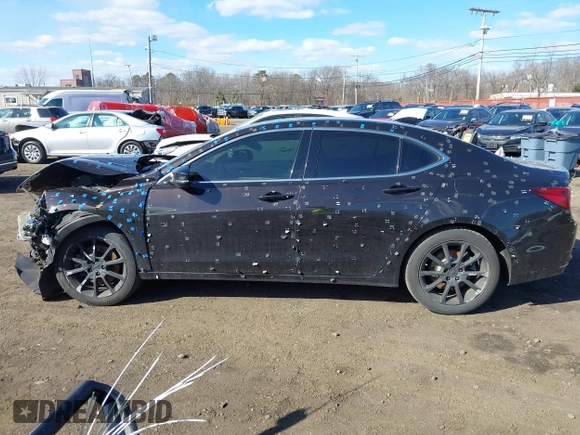2016 Acura TLX V6 with VIN 19UUB2F37GA000558, listed as a IAAI auction lot 41697699 with 68,704 mi miles. Bid and sale history available at carsss.com. Image 14.