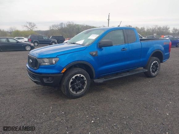 2021 Ford Ranger XL with VIN 1FTER1EH3MLD59542, listed as a IAAI auction lot 42042348 with 96,241 mi miles. Bid and sale history available at carsss.com. Image 2.