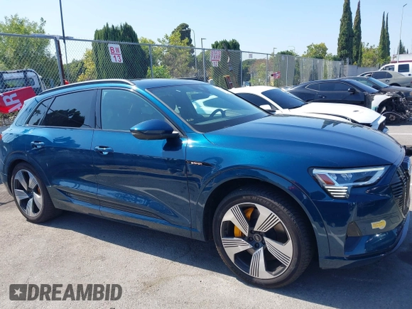 2022 Audi e-tron Premium Plus with VIN WA1LAAGE1NB008616, listed as a IAAI auction lot 42723244 with 36,800 mi miles and . Bid and sale history available at DreamBid. Image 13.