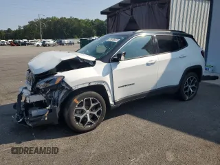 2024 Jeep Compass Limited с VIN 3C4NJDCN1RT145243, выставлен на аукционе Copart как лот 65381285 с пробегом Не указан миль и Чистый • Clean title. История ставок и продаж доступна на DreamBid. Изображение 1.