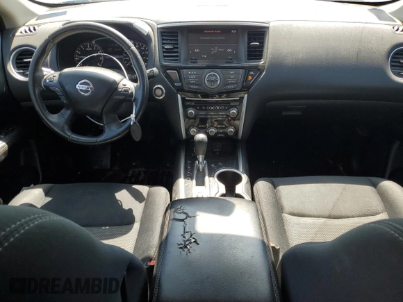 2019 Nissan Pathfinder S with VIN 5N1DR2MM6KC592579, listed as a Copart auction lot 63622475 with 150,248 mi miles and Salvage title. Bid and sale history available at DreamBid. Image 8.