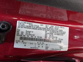 2016 Ford Focus SE with VIN 1FADP3F29GL206987, listed as a IAAI auction lot 41684013 with 92,889 mi miles. Bid and sale history available at carsss.com. Image 9.