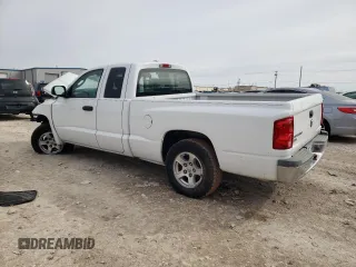 2006 Dodge Dakota SLT with VIN 1D7HE42K86S607616, listed as a Copart auction lot 45513205 with 181,107 mi miles and Salvage Title. Bid and sale history available at carsss.com. Image 2.