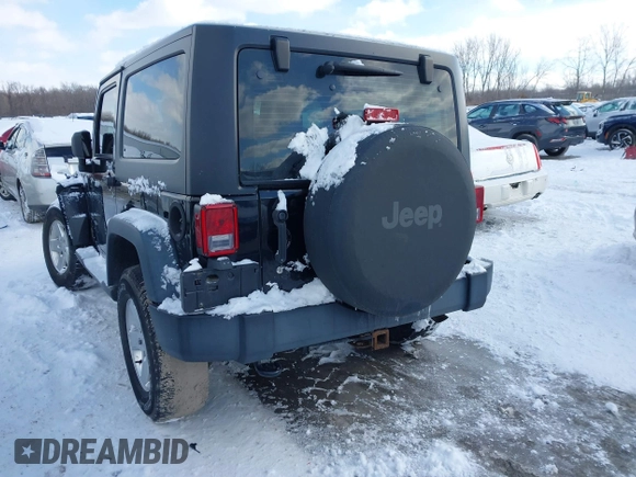 2014 Jeep Wrangler Sport with VIN 1C4AJWAG5EL285994, listed as a IAAI auction lot 41558673 with 98,779 mi miles and . Bid and sale history available at DreamBid. Image 3.