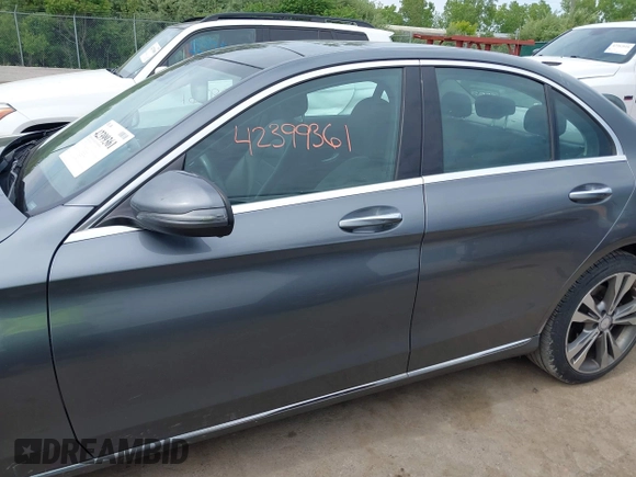 2017 Mercedes-Benz C 300 with VIN 55SWF4KB1HU187792, listed as a IAAI auction lot 42399361 with 78,602 mi miles and . Bid and sale history available at DreamBid. Image 14.