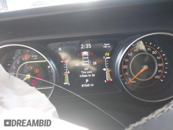 2018 Jeep Wrangler Unlimited Sahara with VIN 1C4HJXEN5JW203879, listed as a IAAI auction lot 41131467 with 87,065 mi miles and . Bid and sale history available at DreamBid. Image 7.