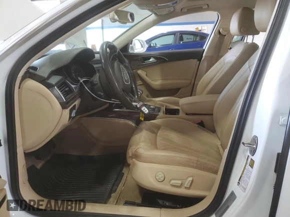 2012 Audi A6 Prestige with VIN WAUHGAFC4CN053505, listed as a Copart auction lot 54649245 with 92,328 mi miles and Salvage title. Bid and sale history available at DreamBid. Image 7.